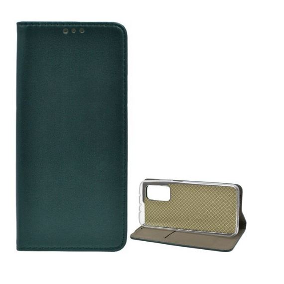 Gigapack Xiaomi Redmi 10C bőr hatású tok sötétzöld (GP-115238) (GP-115238)