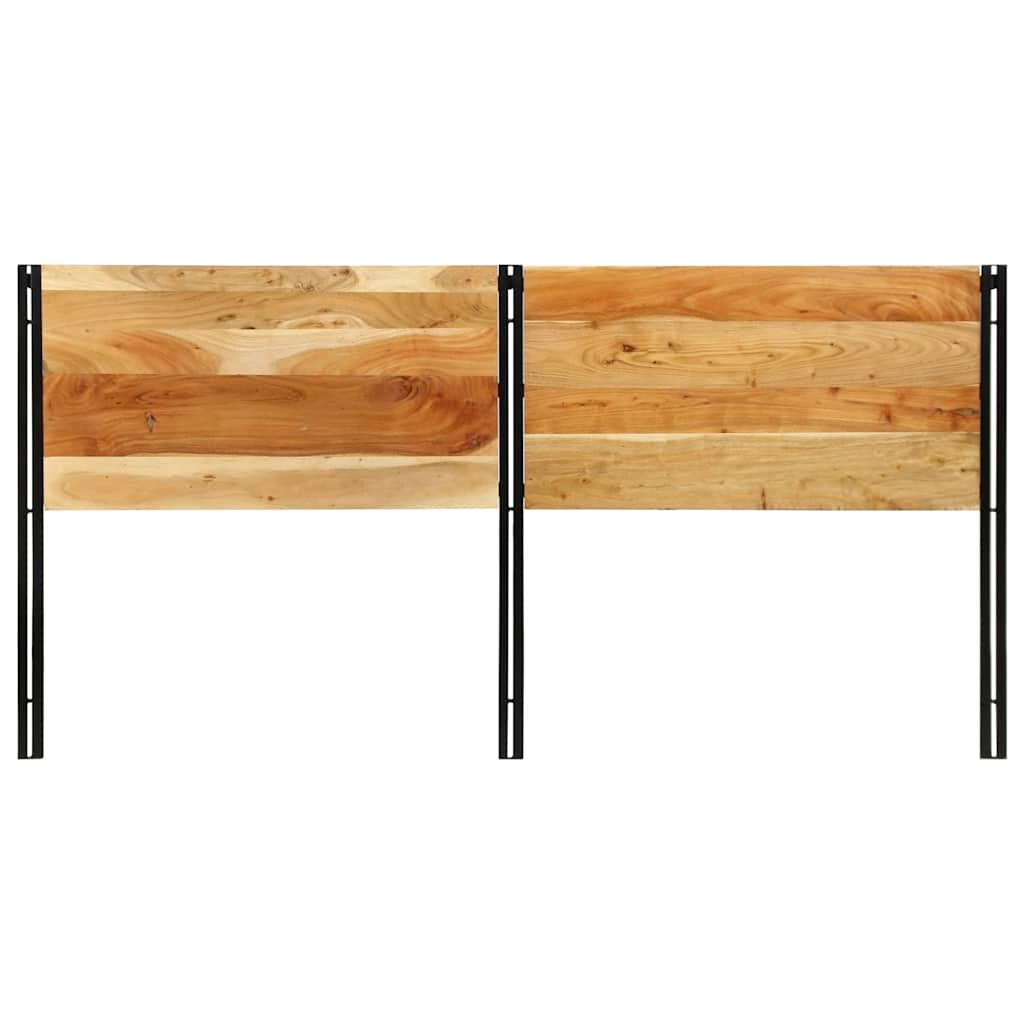 tömör fa akác és vas fejtámla 200 cm (4017560)