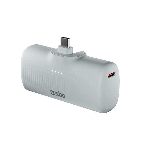 SBS Mobile EcoPower 5000 mAh 10W Power Bank USB-C szürke