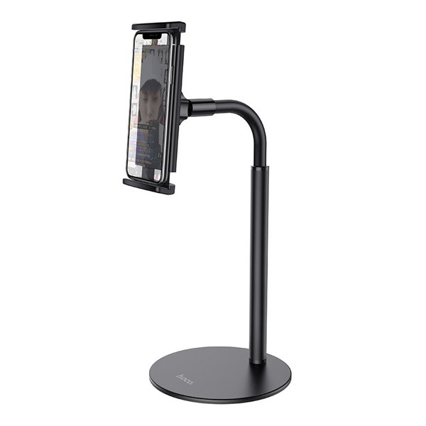 HOCO PH30 asztali tartó (állvány, fém, 150 x 150 x 400 mm) FEKETE (PH30_B) (PH30_B)
