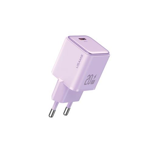Usams CC183TC03 hálózati gyorstöltő lila (CC183TC03)