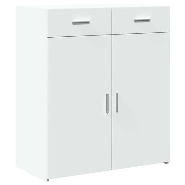  vidaXL Szafka, biała, 80x42,5x93 cm, materiał drewnopochodny