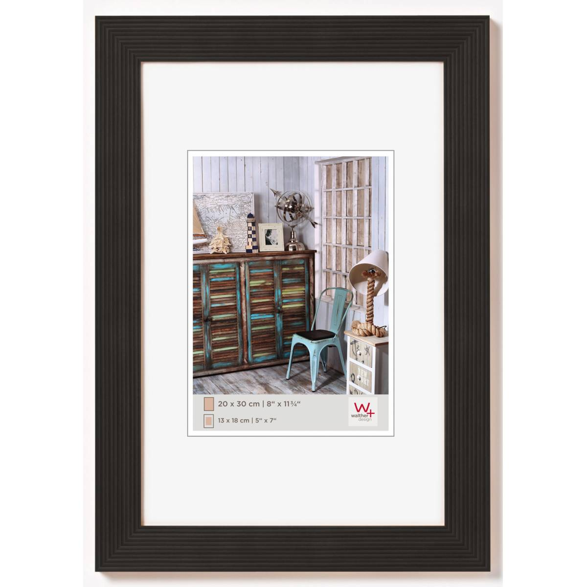 Walther HI824B Grado 28,6x22,8 Képkeret - Fekete (HI824B)