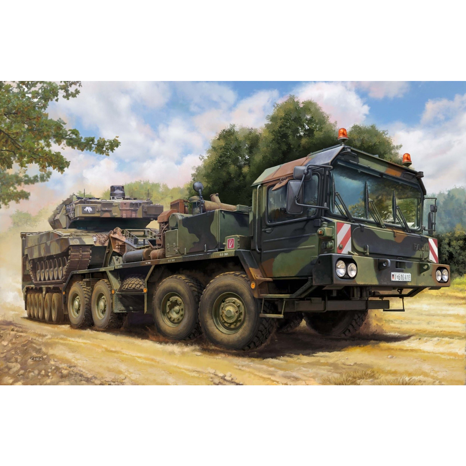 Trumpeter Slt-56 Traktor műanyag makett (1:72) (07196)