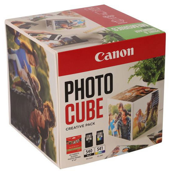 Canon PG-540 + CL-541 multipack + fotopapír PP-201 40ks Photo Cube (5225B019)