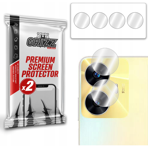  GrizzGlass Szkło na aparat GrizzGlass HybridGlass Camera do Realme C55