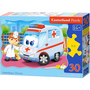 Castorland Ambulance Doctor 30 pcs Kontúr kirakós 30 db Rajzfilmek