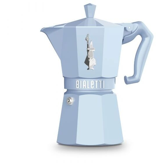 Bialetti Exclusive Moka, világoskék, 6 személyes