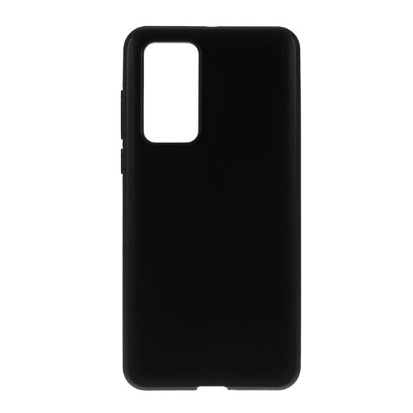 Szilikon telefonvédő (matt) FEKETE [Huawei P40] (5996457958030)