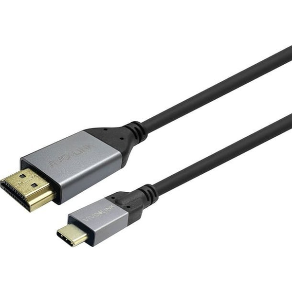 Vivolink PROUSBCHDMIMM1 kabel kønsskifter USB C HDMI Sort