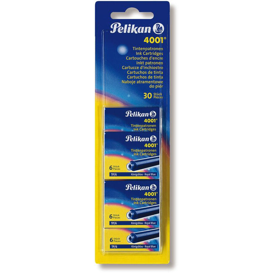 Pelikan Tintenpatrone 4001 TP/5 Königsblau 5Stück (330845) (330845)