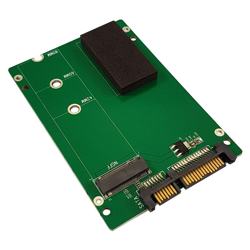 LC Power M.2 SSD beépítő adapter (LC-ADA-M2-NB-SATA) (LC-ADA-M2-NB-SATA)