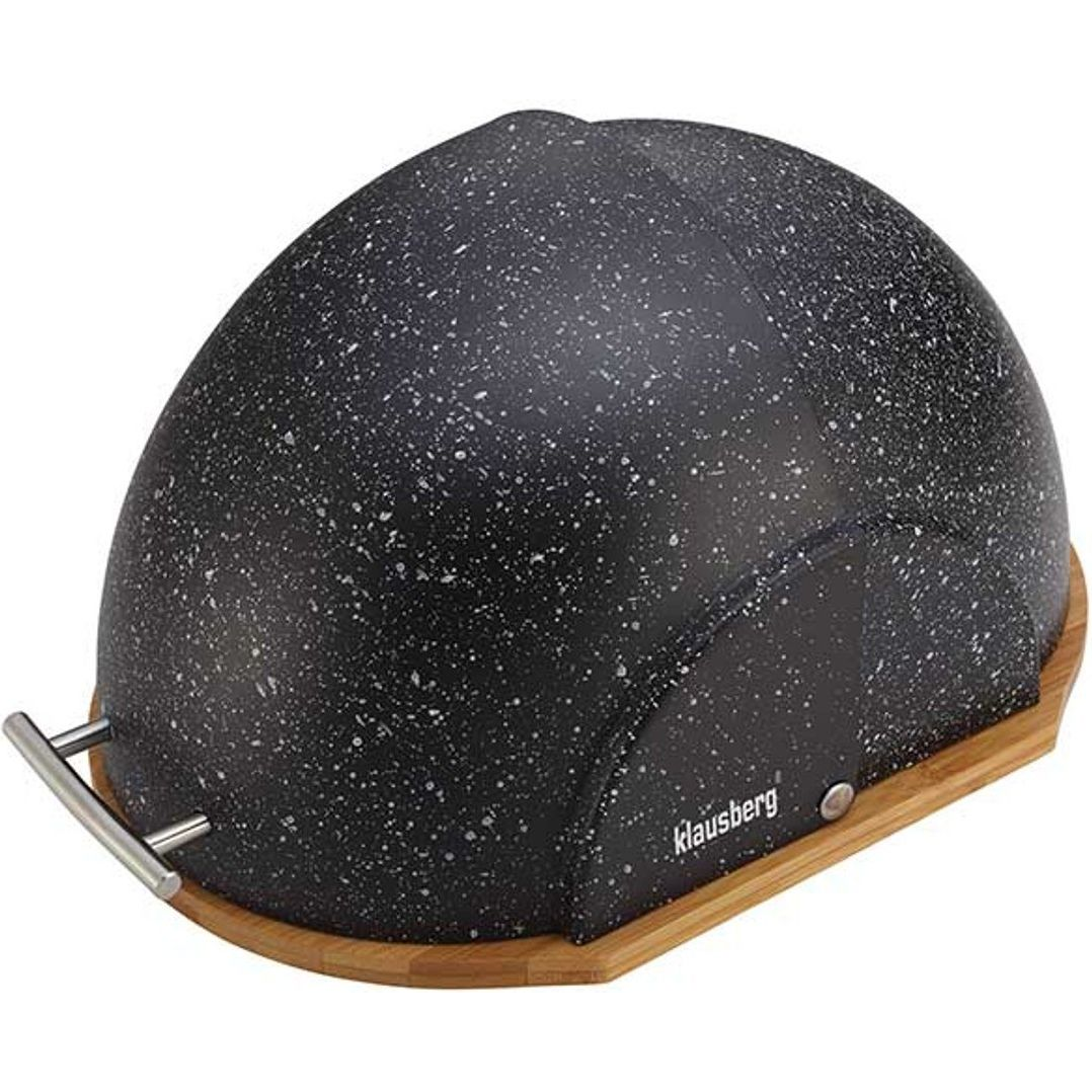 Klausberg KB-7277 Premium Kenyértartó - Rozsdamentes Acél / Bambusz (KB-7277)