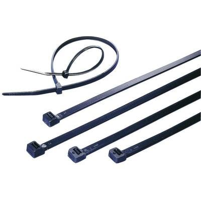 Kábelkötöző 265 mm fekete UV stabilizált Tru Components 1592814 TC-CVR265W203 100 db