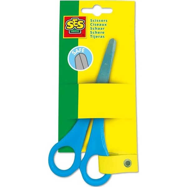 SES Creative Right-handed scissors Forbici per attività manuali Taglio a zig zag Blu