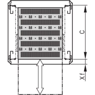 nVent SCHROFF 21130343 Készüléktalp (Sz x Mé) 600 mm x 600 mm 1 db ( )