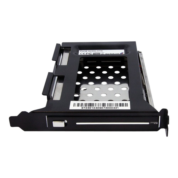 StarTech.com S25SLOTR panel bahía disco duro 6,35 cm (2.5") Negro