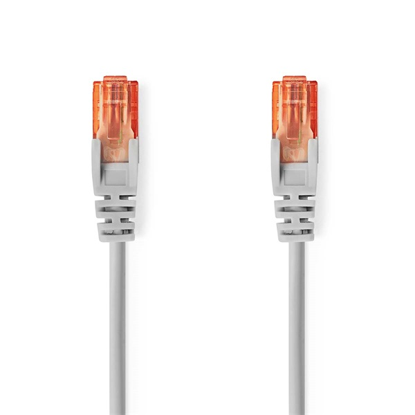 Nedis CCGL85230GY05 UTP Cat6 patch kábel, RJ45 aranyozott érintkezők, hossz 0,5m (CCGL85230GY05)