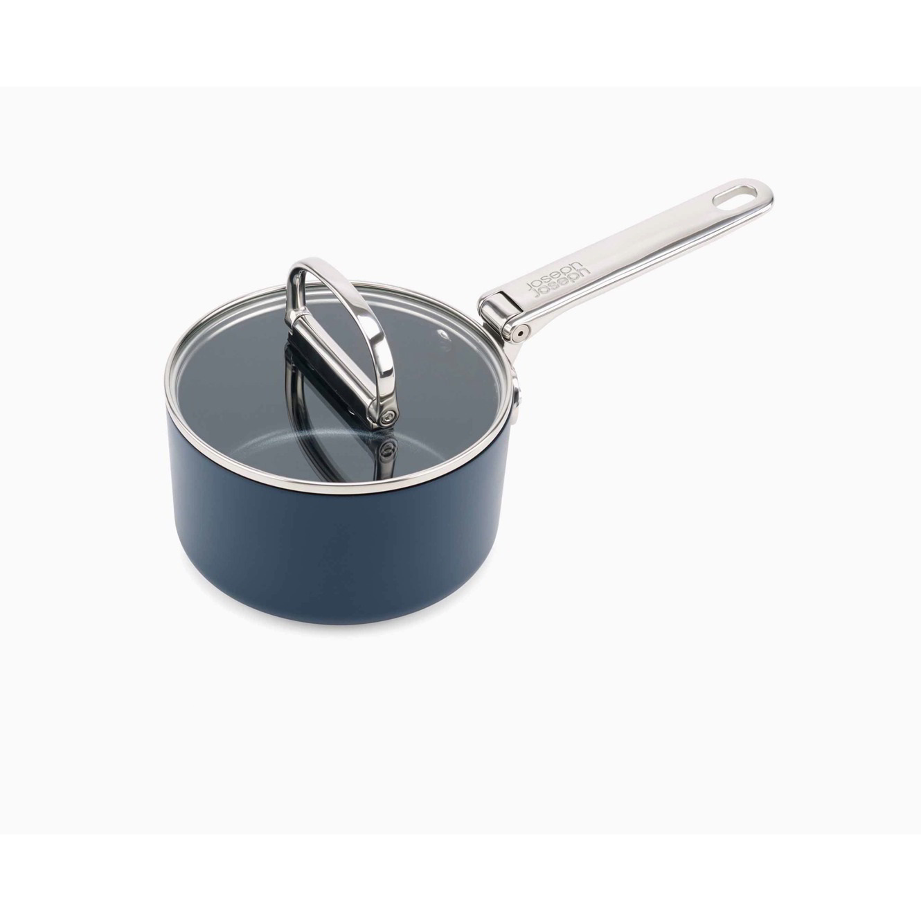 Joseph Joseph Space Kerámia Bevonatos Tapadásmentes Fazék fedővel Ø15cm - Kék (45037)