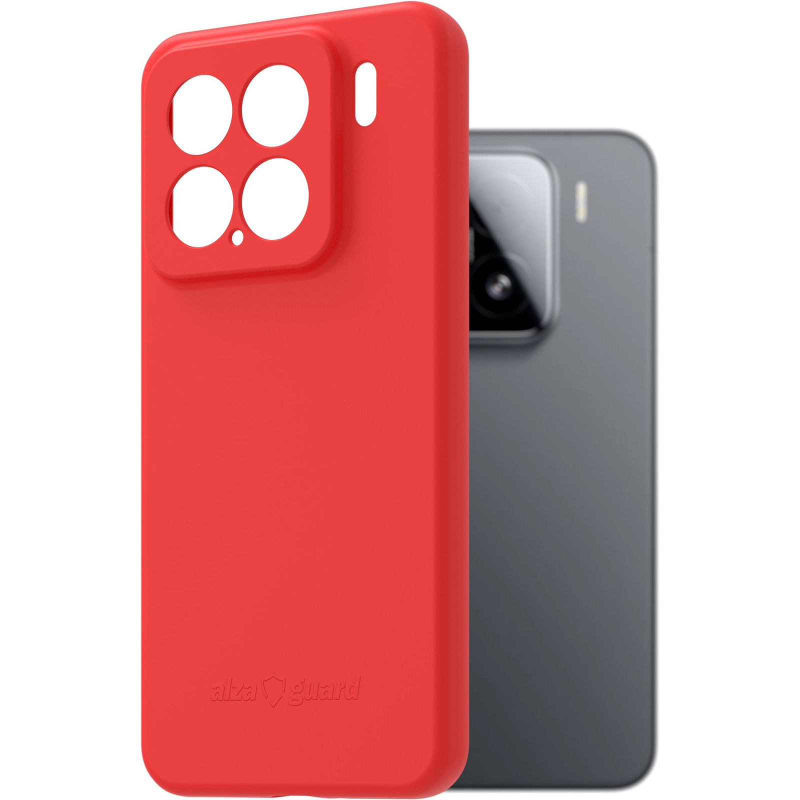 AlzaGuard Matte Case Xiaomi 15 piros TPU tok (AGD-PCT447R)