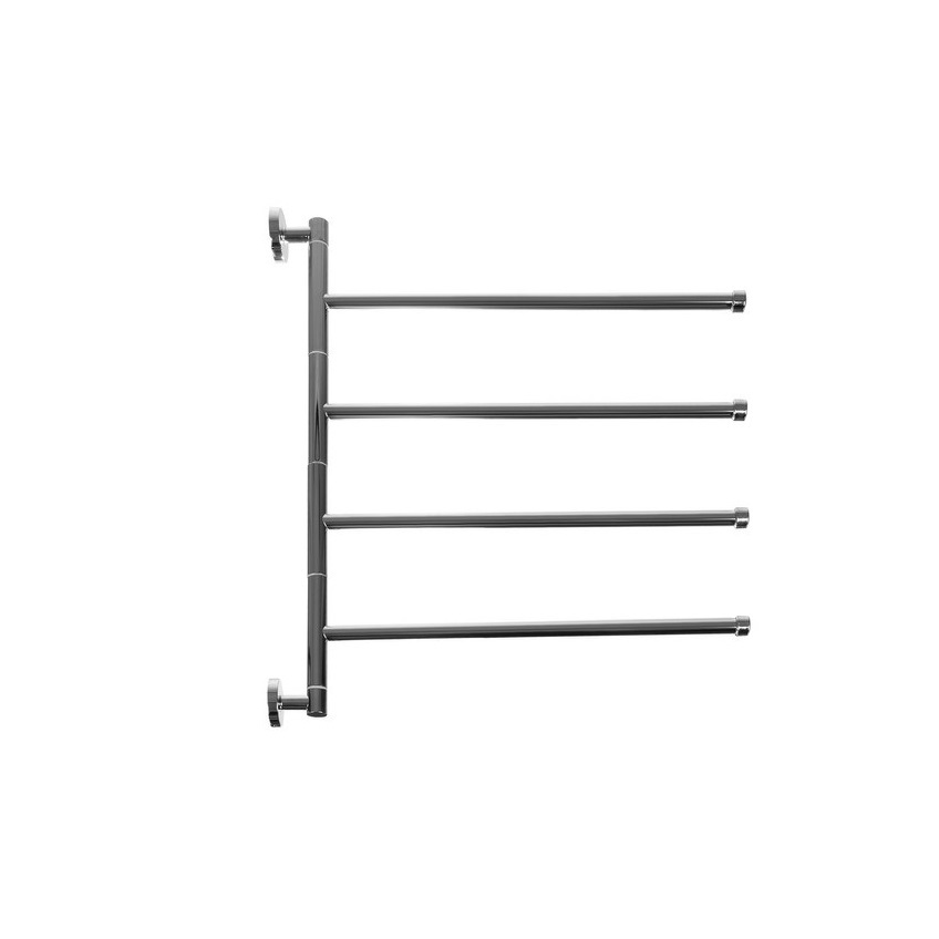 Ruhhy 24267 Fali Törölköző tartó 4 karos állvány 43 x 32 cm - Ezüst (24267)
