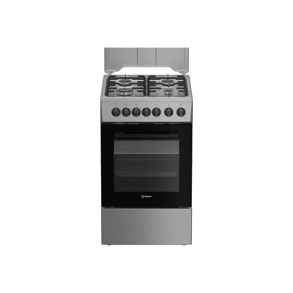 INDESIT Kombinált tűzhely szabadonálló gáz/elektromos 50 cm inox I5G5PMX