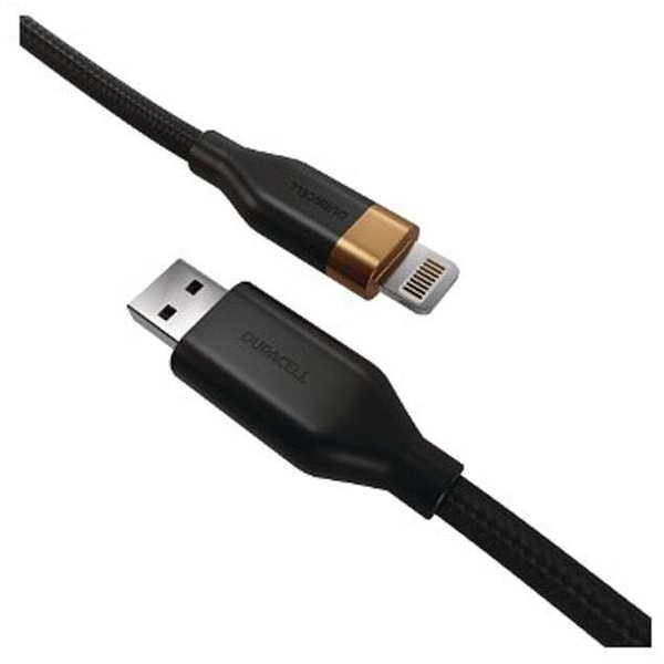 Duracell DRU5012A cavo Lightning 1 m Nero