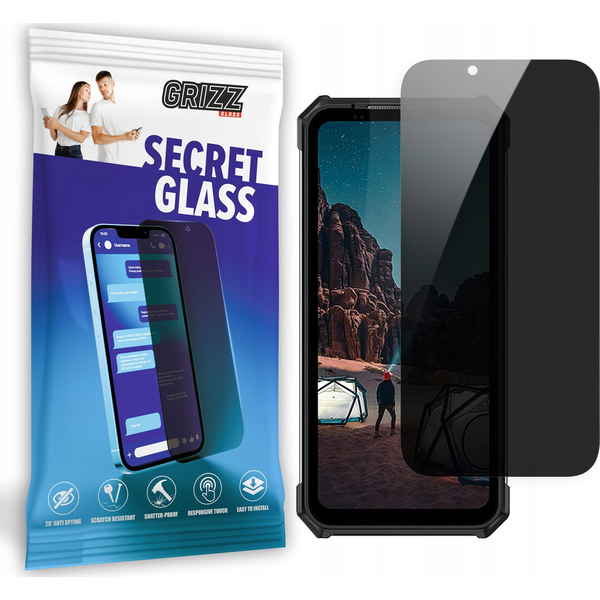  GrizzGlass Szkło prywatyzujące GrizzGlass SecretGlass do Ulefone Armor 24