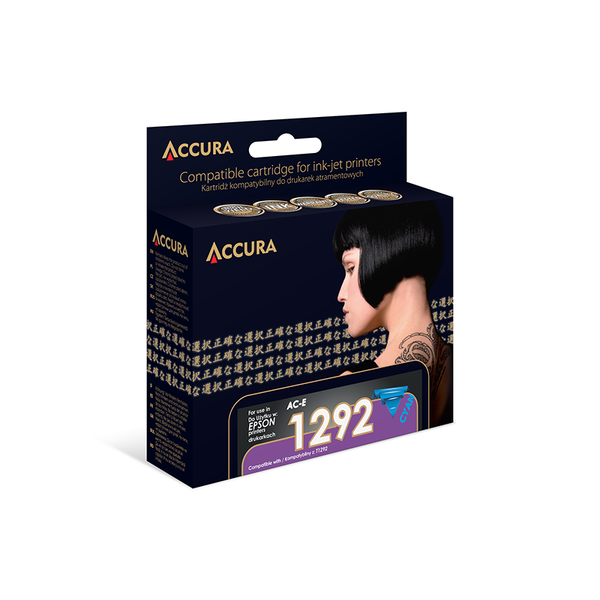 Inkoust Accura AC-E1292C pro Epson modrý (cyan)