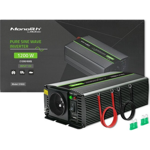 Qoltec Monolith Autós inverter (12V / 600W)