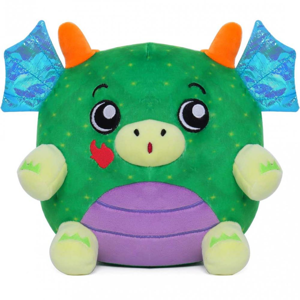 Плюшена играчка Dream Beams, Дракон Драко, 18 см, светеща, 0+ години