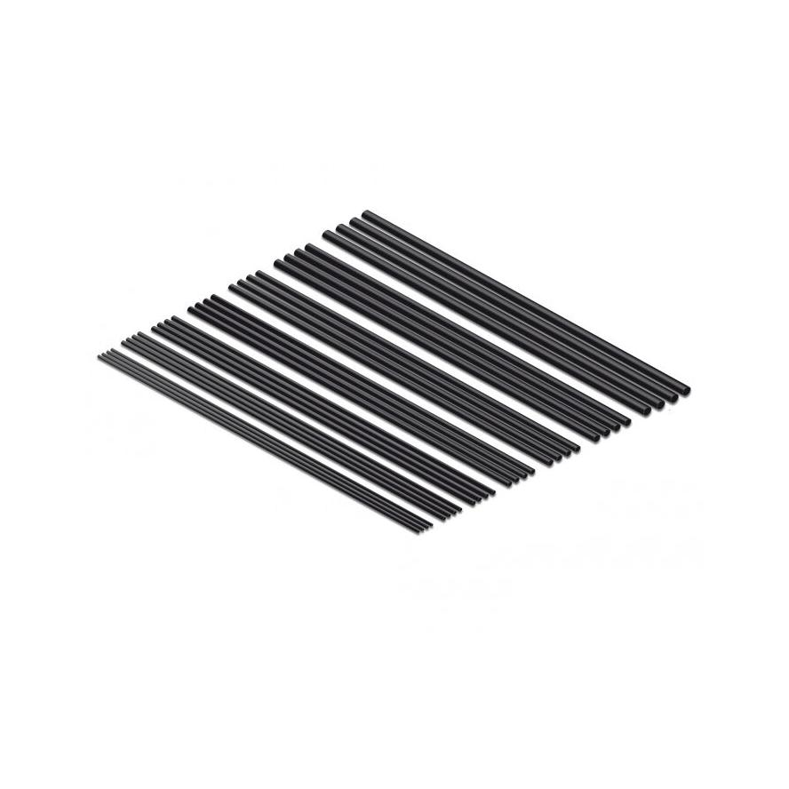 Delock A hőre zsugorodó csőkészlet 28 db.-os, 200 mm hosszú és fekete színű (18988)