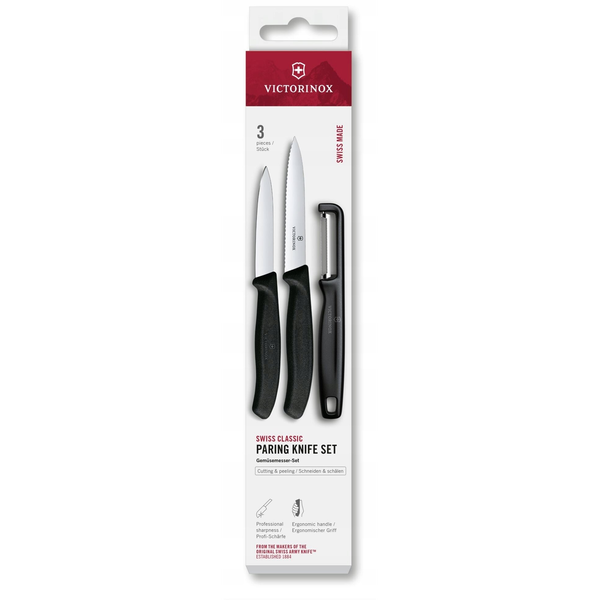 Victorinox Victorinox Swiss Classic 3 tlg. Gemüsemesser m. I-Schäler