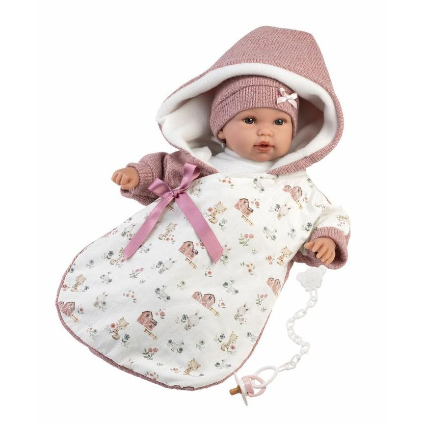 Llorens 63650 New Born - valósághű babababa hangokkal és puha szövettesttel - 36 cm (8426265636501)