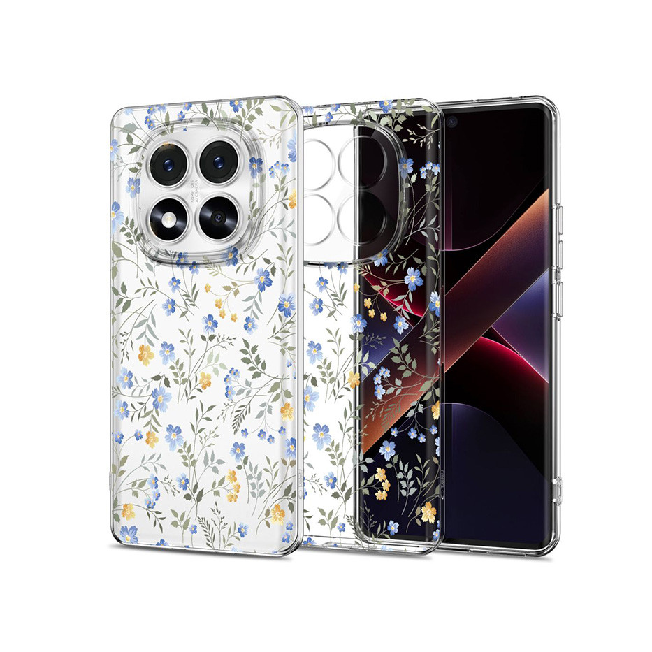 Tech-Protect FlexAir+ szilikon tok - Xiaomi Redmi Note 14 Pro 5G/Poco X7 5G - spring flowers (TP361519)