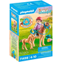 PLAYMOBIL Horses OF WATERFALL 71498 DÍTĚ S PONÍKEM A HŘÍBĚTEM