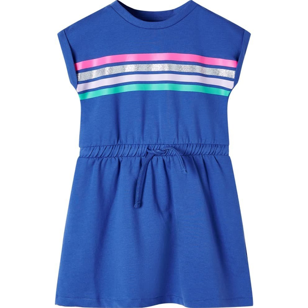 Kobaltkék gyerekruha húzózsinórral 128