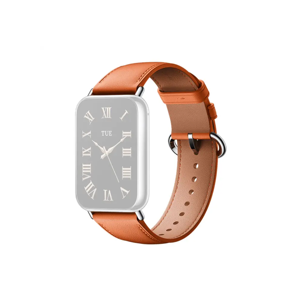 Xiaomi Smart Band 8 Pro Bőr szíj 135-205 mm - Narancssárga