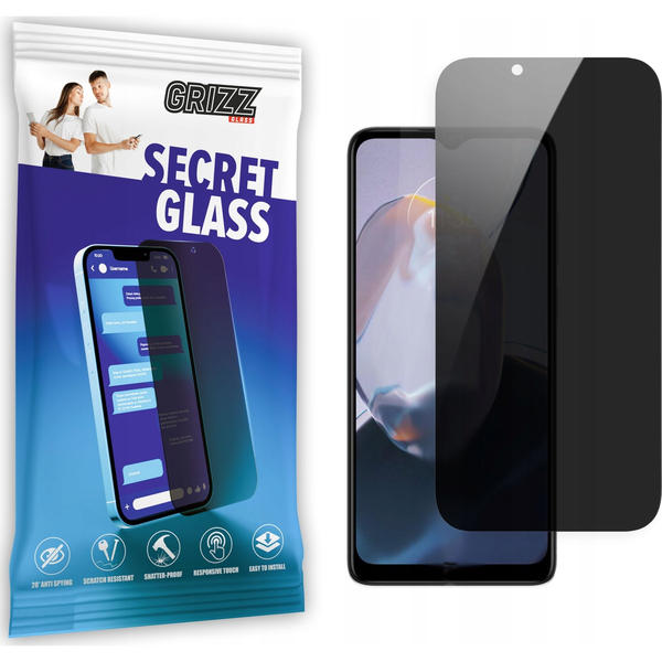  GrizzGlass Szkło prywatyzujące GrizzGlass SecretGlass Motorola Moto E22i