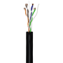 Goobay U/UTP CAT6 Kültéri installációs kábel 100m - Fekete