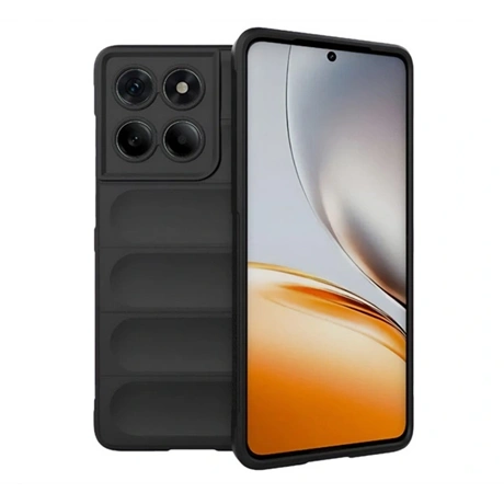 Szilikon telefonvédő (ütésállóság, kameravédő, 3D) FEKETE Motorola Edge 60 5G (XT2505-1) / Edge 60 Fusion 5G (XT2503-4) "Gigapack csomagolás" (GP-169307)