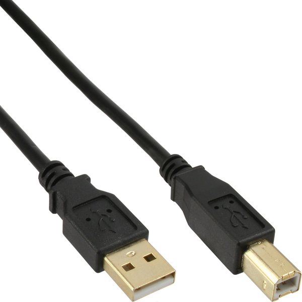 InLine B-34510S cavo USB USB 2.0 1 m USB A USB B 0,48 Gbit/s Nero