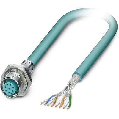 Bus system flat-type plug SACCBP-M12FS-8CON-M16/1,0-940 1553378 Phoenix Contact (1553378)