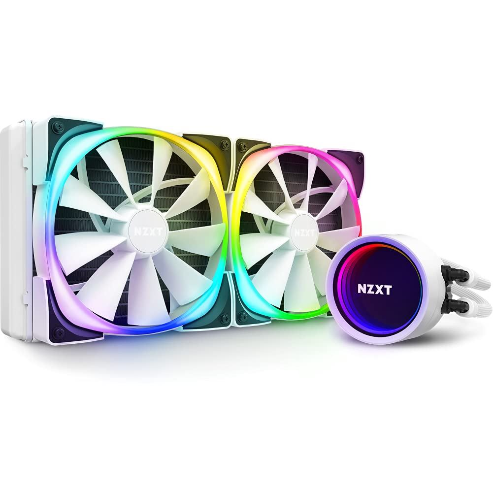 NZXT Kraken X63 RGB Folyadékhűtés 280mm Fehér (RL-KRX63-RW)