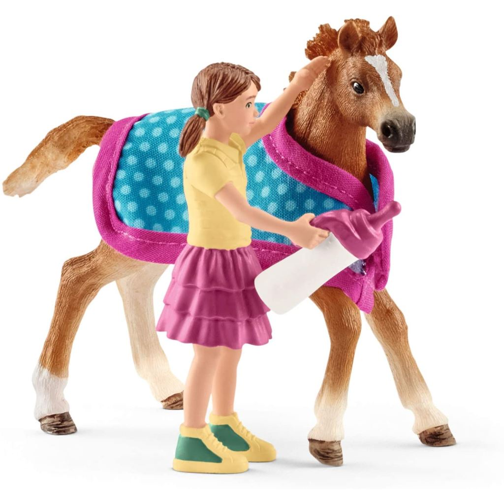 Schleich csikó takaróval (42361) (sch42361)