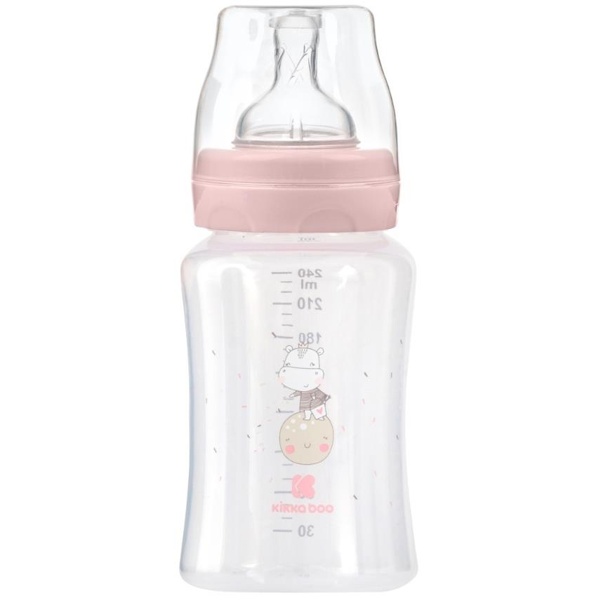 KikkaBoo Hippo Dreams palack 240 ml Pink (3801302021291)