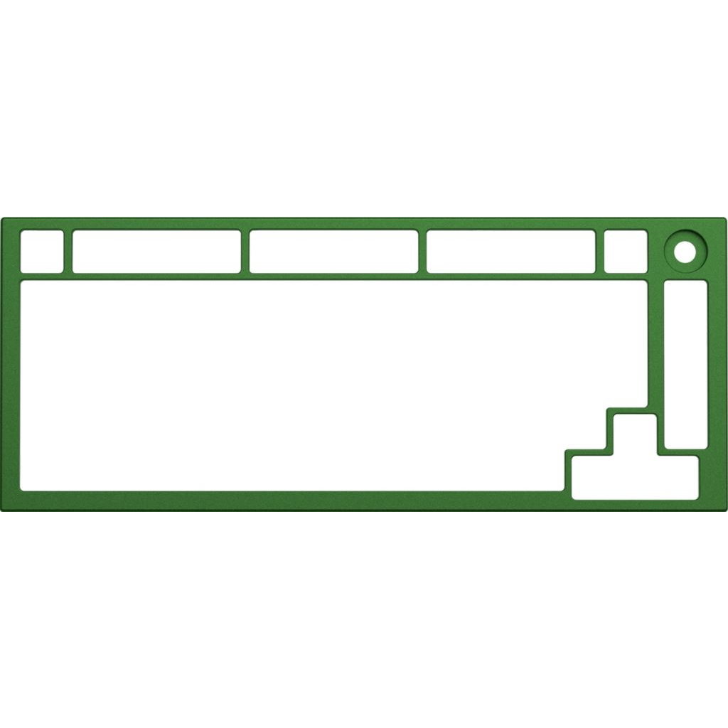 Glorious GMMK Pro 75% billentyűzet burkolat zöld (GLO-ACC-P75-TF-FG) (GLO-ACC-P75-TF-FG)