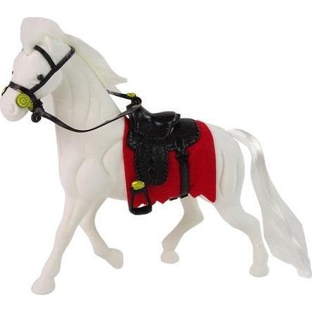 Fehér Ló Nyereggel Figura 13378