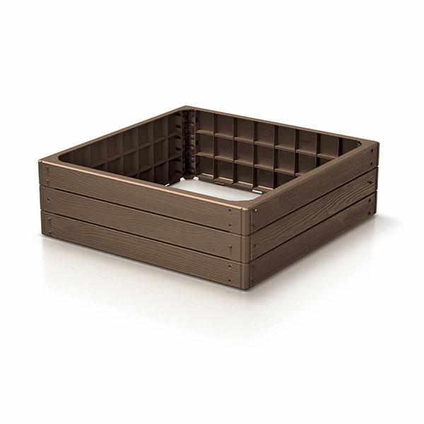 Prosperplast BASE WOODY magaságyas 75,6 cm barna (IBWS-7587U)