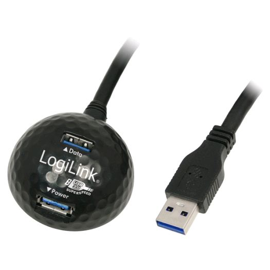 LogiLink USB 3.0 hosszabbító kábel dokkolóval (CU0035) (CU0035)